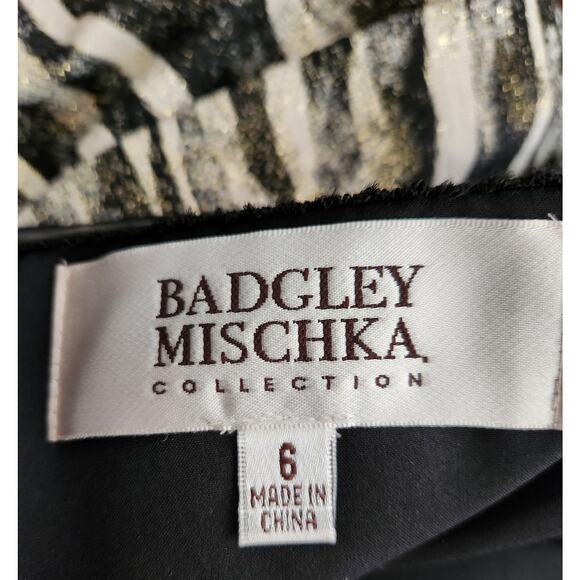 Badgley Mischka Strapless Ruched Cocktail Gown Long Dress 6 - Picture 6 of 7